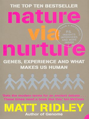 cover image of Nature via nurture